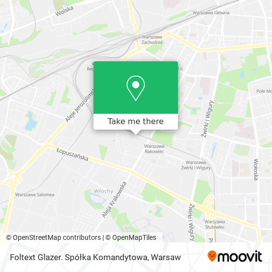 Foltext Glazer. Spółka Komandytowa map