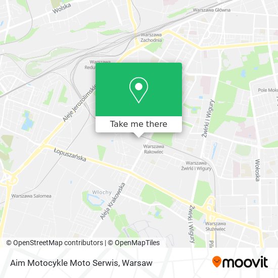 Aim Motocykle Moto Serwis map