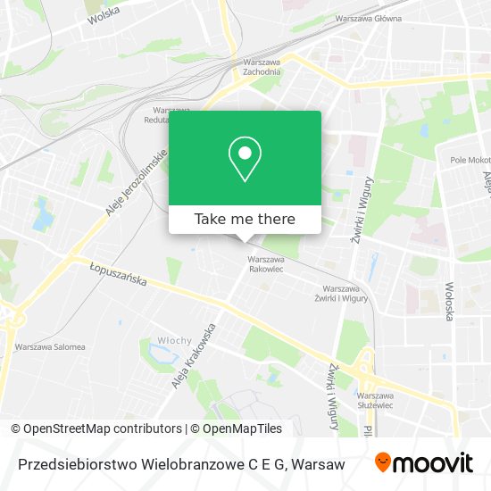 Przedsiebiorstwo Wielobranzowe C E G map