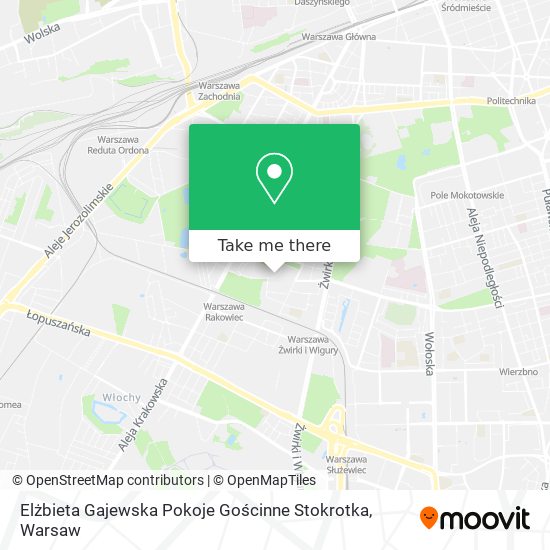 Elżbieta Gajewska Pokoje Gościnne Stokrotka map