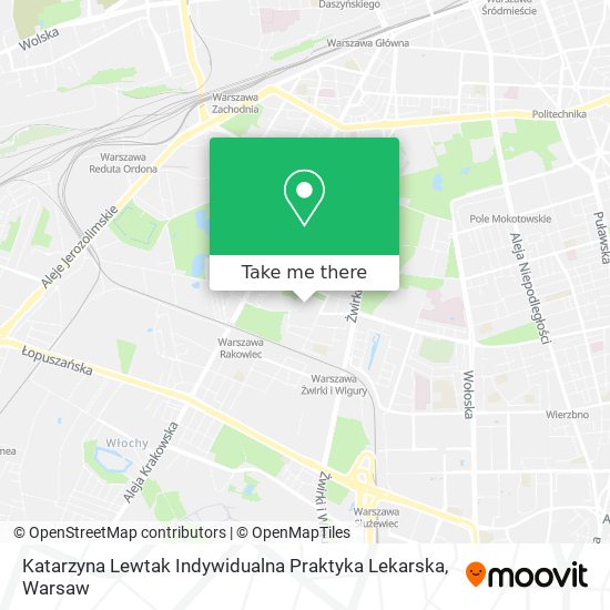 Katarzyna Lewtak Indywidualna Praktyka Lekarska map