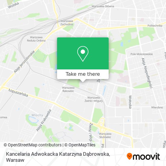 Kancelaria Adwokacka Katarzyna Dąbrowska map