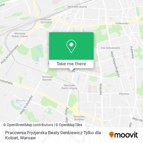 Pracownia Fryzjerska Beaty Denkiewicz Tylko dla Kobiet map