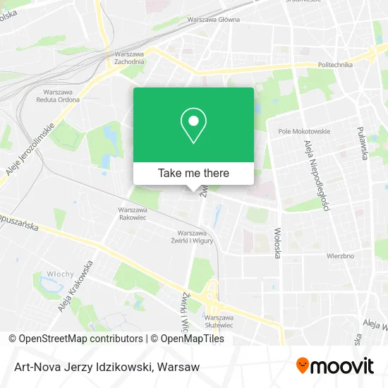 Art-Nova Jerzy Idzikowski map