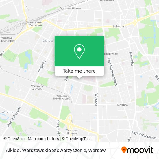 Aikido. Warszawskie Stowarzyszenie map