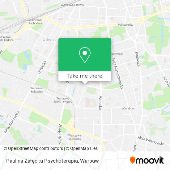 Paulina Załęcka Psychoterapia map