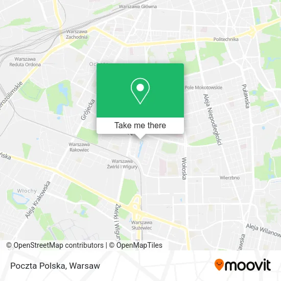 Poczta Polska map