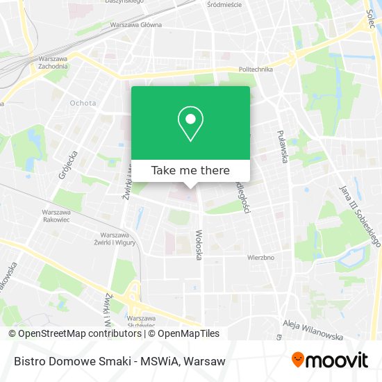 Bistro Domowe Smaki - MSWiA map