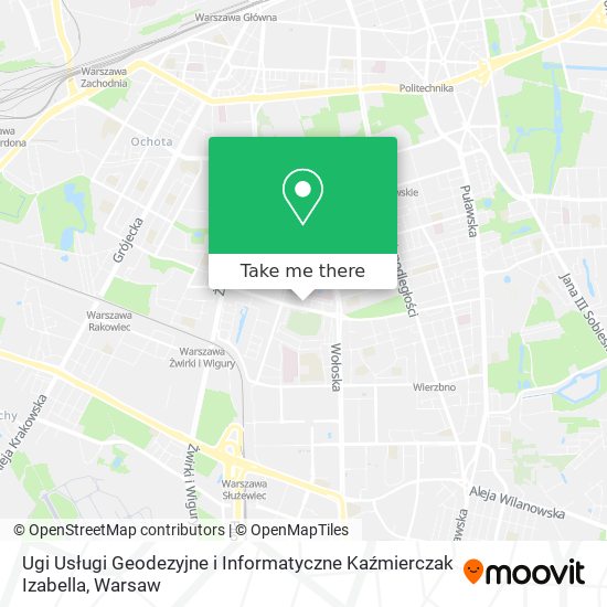 Ugi Usługi Geodezyjne i Informatyczne Kaźmierczak Izabella map