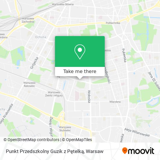 Punkt Przedszkolny Guzik z Pętelką map