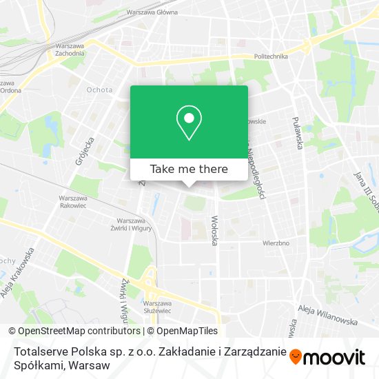 Totalserve Polska sp. z o.o. Zakładanie i Zarządzanie Spółkami map