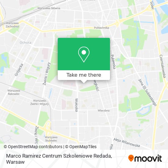 Marco Ramirez Centrum Szkoleniowe Redada map