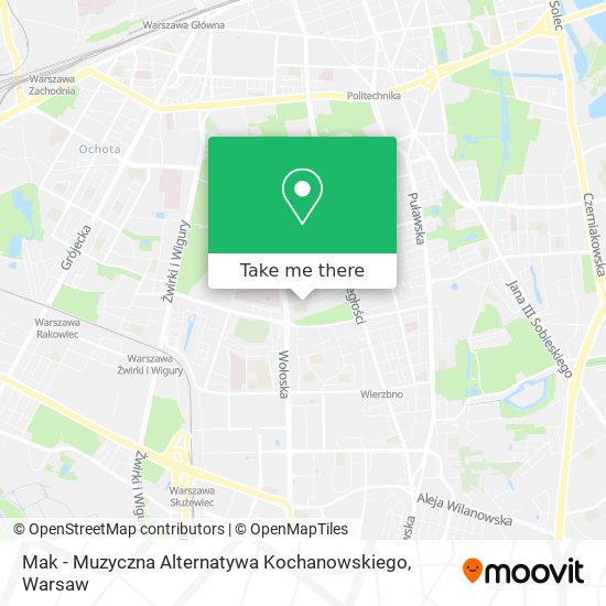 Mak - Muzyczna Alternatywa Kochanowskiego map