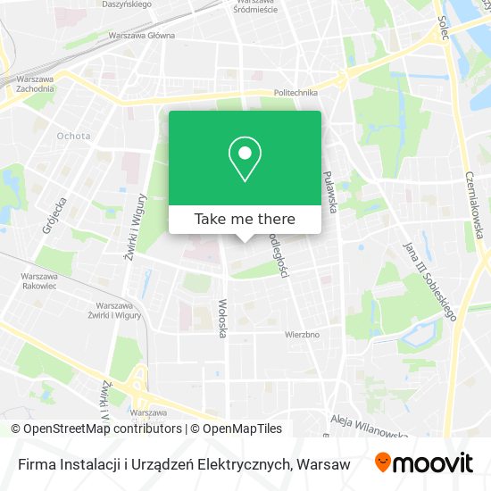 Firma Instalacji i Urządzeń Elektrycznych map