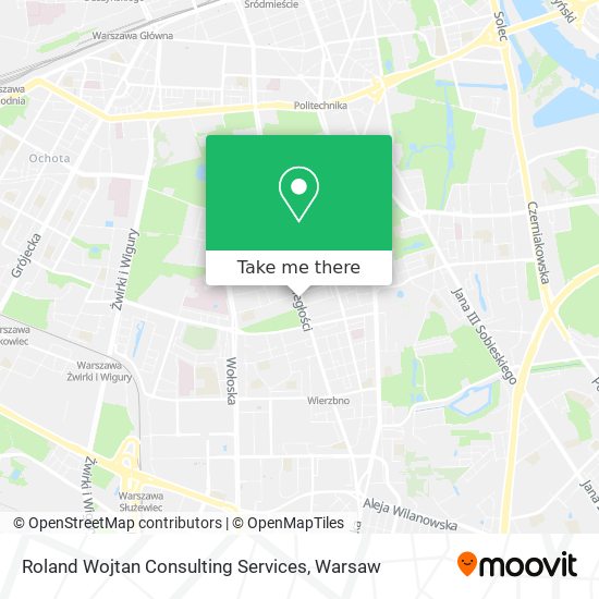 Roland Wojtan Consulting Services map