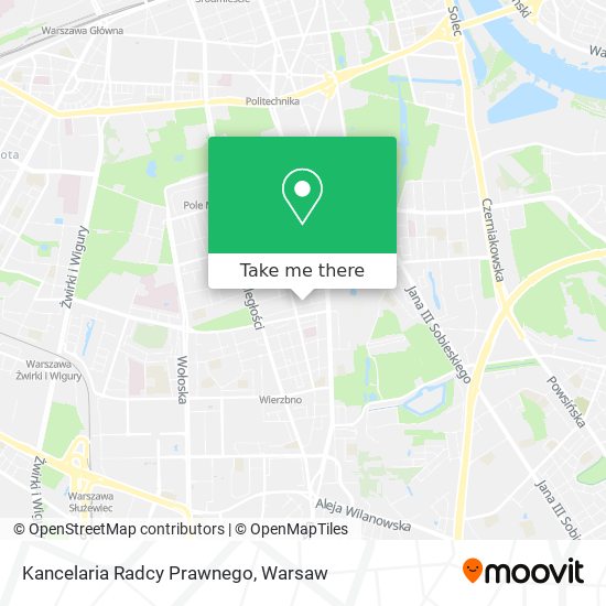 Kancelaria Radcy Prawnego map