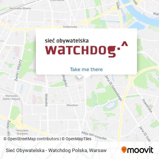 Sieć Obywatelska - Watchdog Polska map