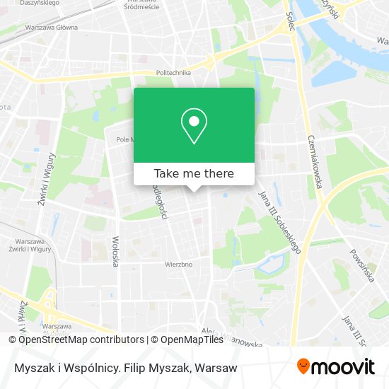 Myszak i Wspólnicy. Filip Myszak map