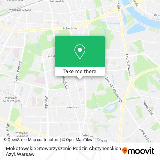 Mokotowskie Stowarzyszenie Rodzin Abstynenckich Azyl map