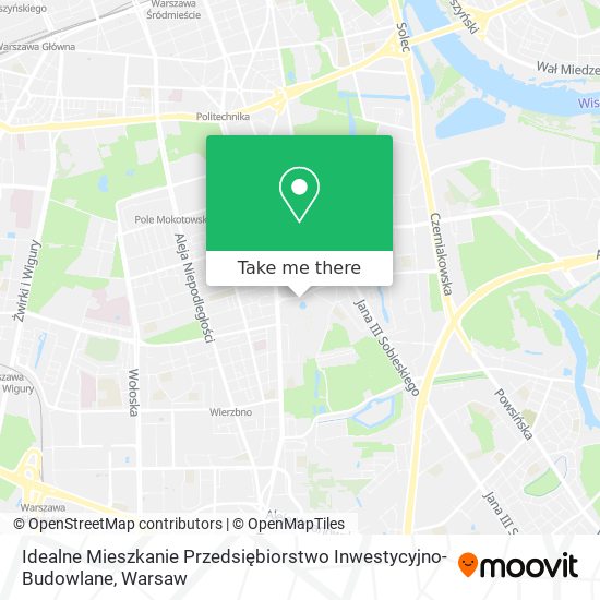 Idealne Mieszkanie Przedsiębiorstwo Inwestycyjno-Budowlane map