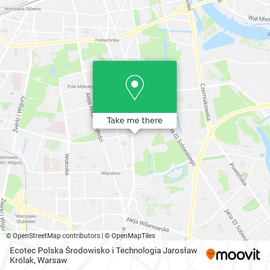 Ecotec Polska Środowisko i Technologia Jarosław Królak map