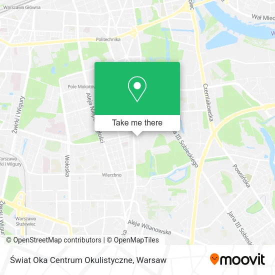 Świat Oka Centrum Okulistyczne map
