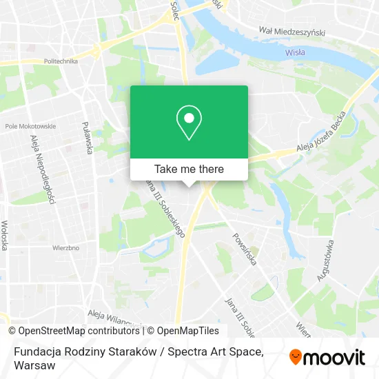 Fundacja Rodziny Staraków / Spectra Art Space map