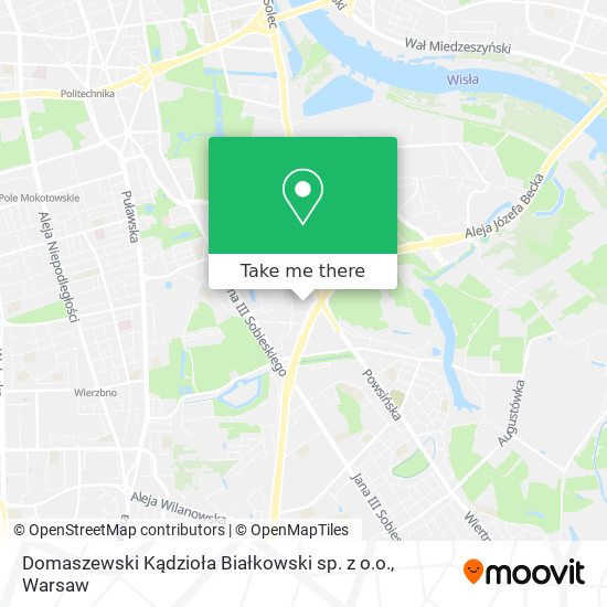 Domaszewski Kądzioła Białkowski sp. z o.o. map