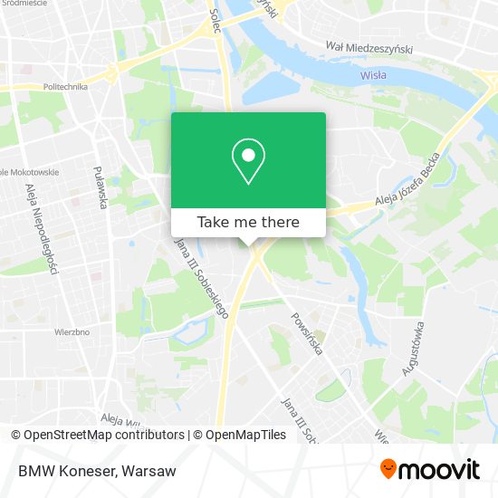 BMW Koneser map