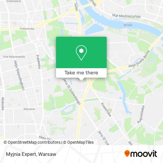 Myjnia Expert map