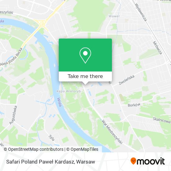 Safari Poland Paweł Kardasz map