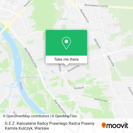 G.E.Z. Kancelaria Radcy Prawnego Radca Prawny Kamila Kulczyk map