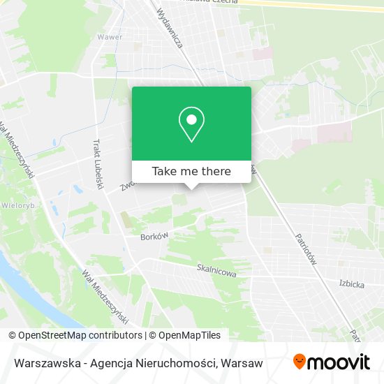 Warszawska - Agencja Nieruchomości map