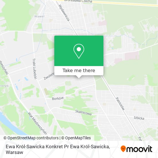 Ewa Król-Sawicka Konkret Pr Ewa Król-Sawicka map