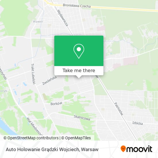 Auto Holowanie Grądzki Wojciech map