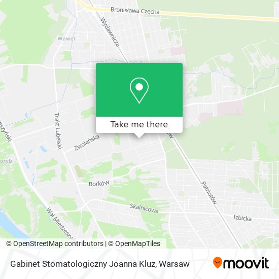 Gabinet Stomatologiczny Joanna Kluz map