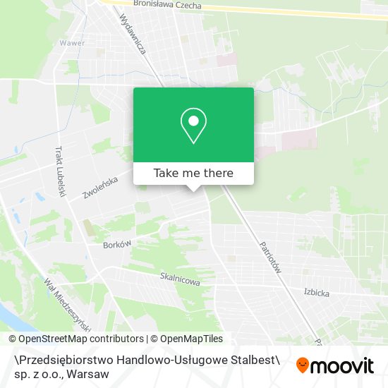 \Przedsiębiorstwo Handlowo-Usługowe Stalbest\ sp. z o.o. map