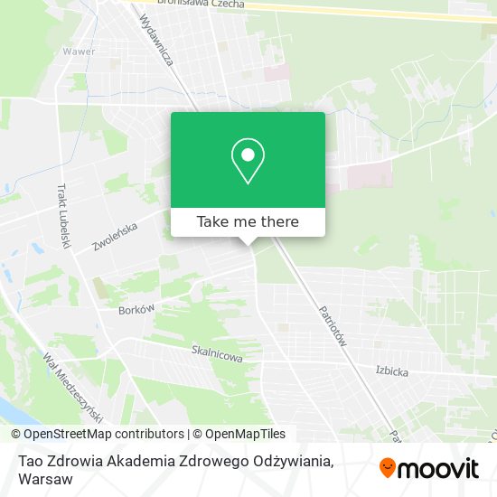 Tao Zdrowia Akademia Zdrowego Odżywiania map