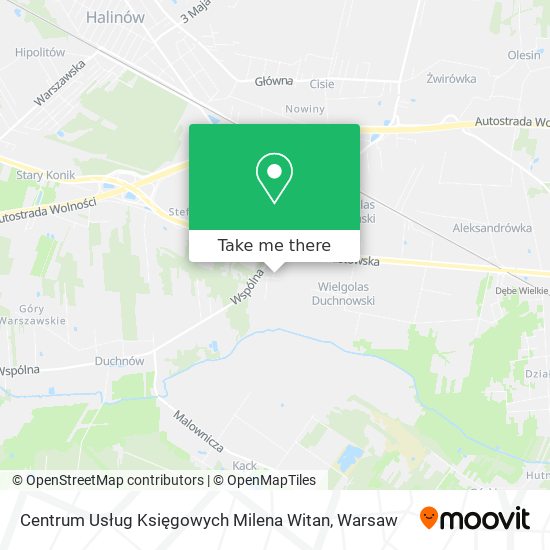 Centrum Usług Księgowych Milena Witan map