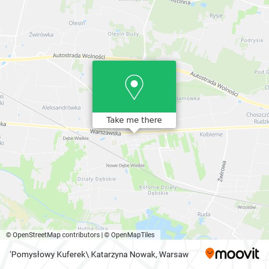 'Pomysłowy Kuferek\ Katarzyna Nowak map