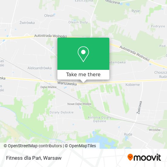 Fitness dla Pań map