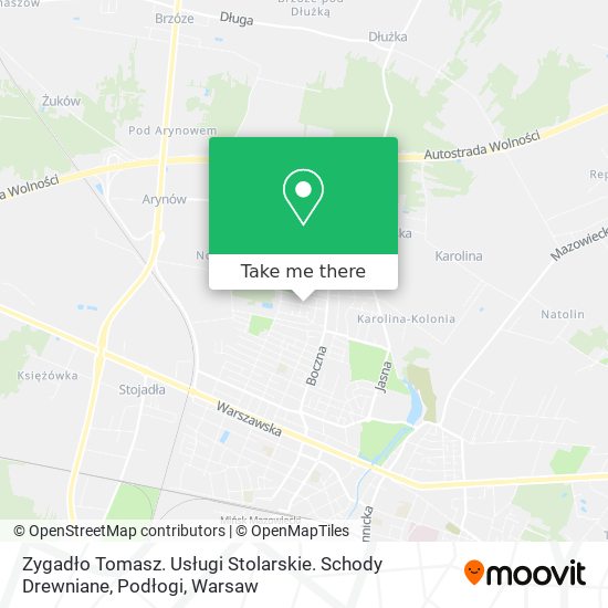 Zygadło Tomasz. Usługi Stolarskie. Schody Drewniane, Podłogi map