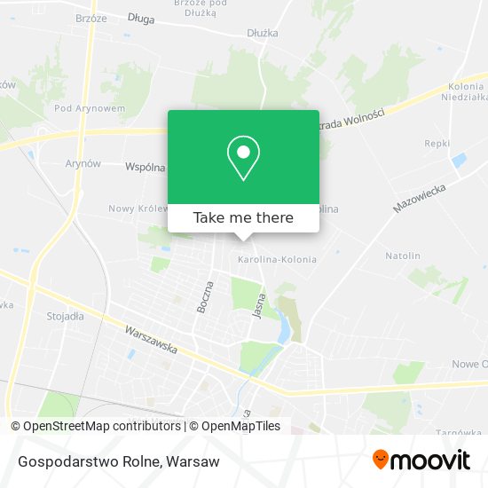 Gospodarstwo Rolne map