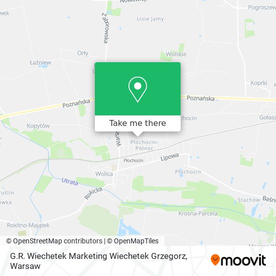 G.R. Wiechetek Marketing Wiechetek Grzegorz map