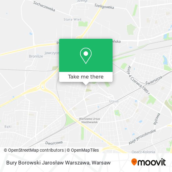 Bury Borowski Jarosław Warszawa map