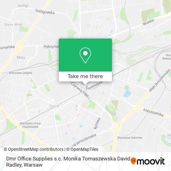 Dmr Office Supplies s.c. Monika Tomaszewska David Radley map