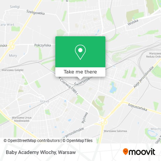 Baby Academy Wlochy map