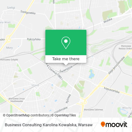 Business Consulting Karolina Kowalska map