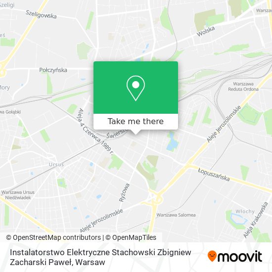 Карта Instalatorstwo Elektryczne Stachowski Zbigniew Zacharski Paweł