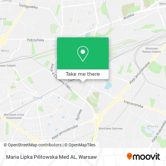 Maria Lipka Pilitowska Med AL map